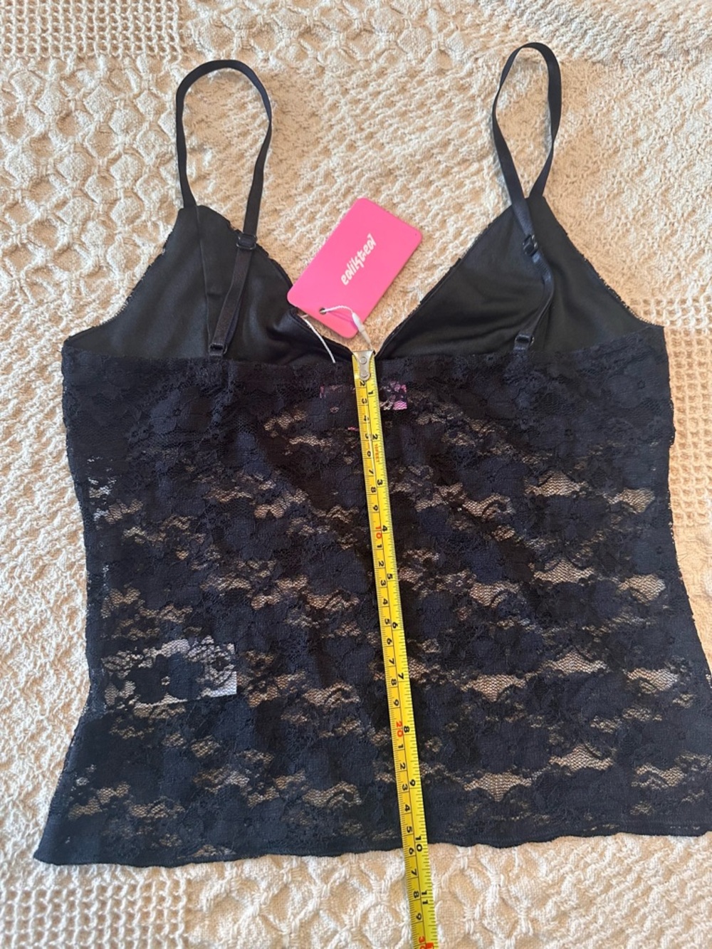 NWT Edikted Black Lace Camisole Top - Picture 9 of 11